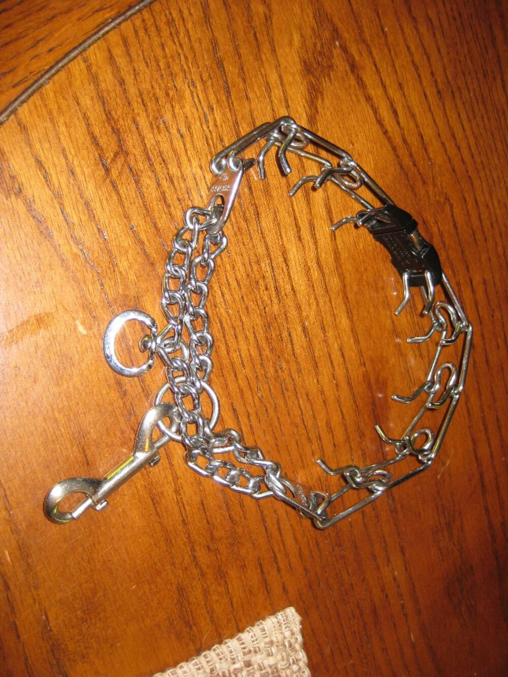 Herm Sprenger Ultra-Plus Training Dog Prong Collar - 20-in neck, 3.25-mm wide